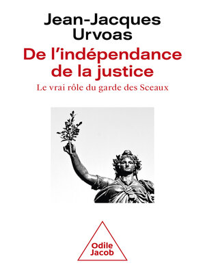 cover image of De l'indépendance de la justice